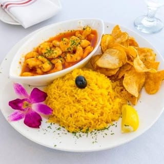 Chicken with Shrimp in Garlic Sauce