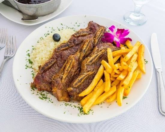 Barbecued Beef Ribs.