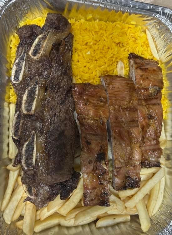 BBQ Beef Ribs & Pork Ribs.